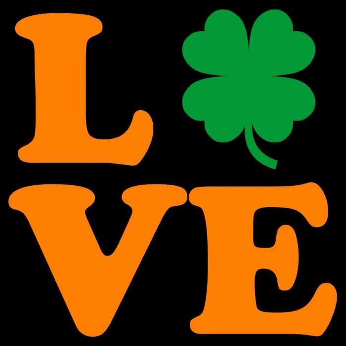 Love Irish Clover Shamrock St. Patrick's Day 16oz Travel Tumbler