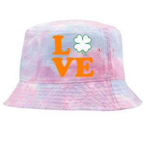 Love Irish Clover Shamrock St. Patrick's Day Tie-Dyed Bucket Hat