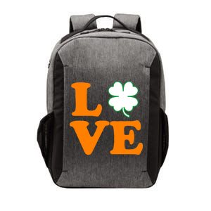 Love Irish Clover Shamrock St. Patrick's Day Vector Backpack