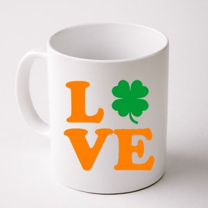 Love Irish Clover Shamrock St. Patrick's Day Coffee Mug