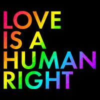 Love Is A Human Right Rainbow Tie-Dye T-Shirt
