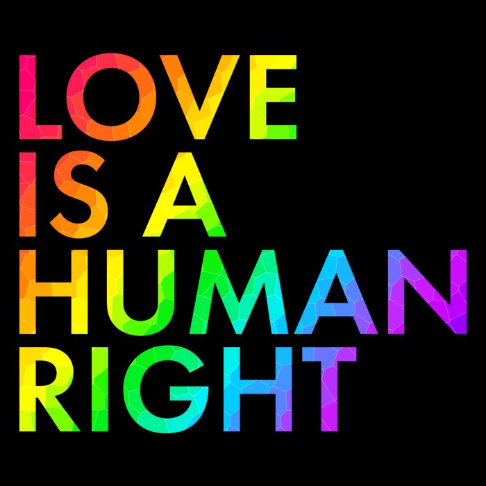 Love Is A Human Right Rainbow Tie-Dye T-Shirt