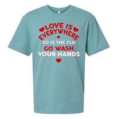 Love Is Everyone So Is the Flu Sueded Cloud Jersey T-Shirt