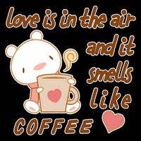 Love Is In The Air And It Smells Like Coffee Teddy Bear Wool Snapback Cap