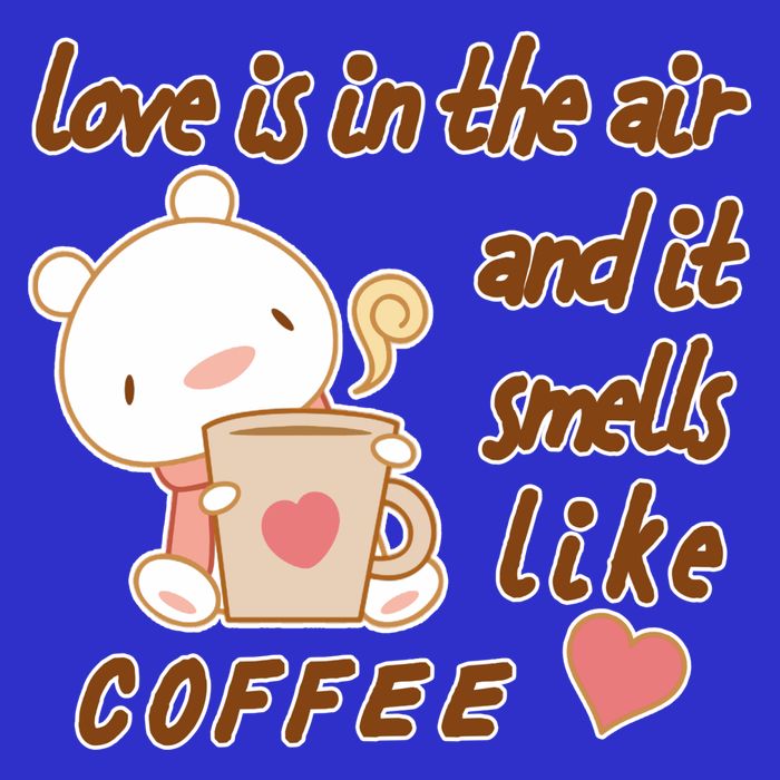Love Is In The Air And It Smells Like Coffee Teddy Bear Zip Tote Bag
