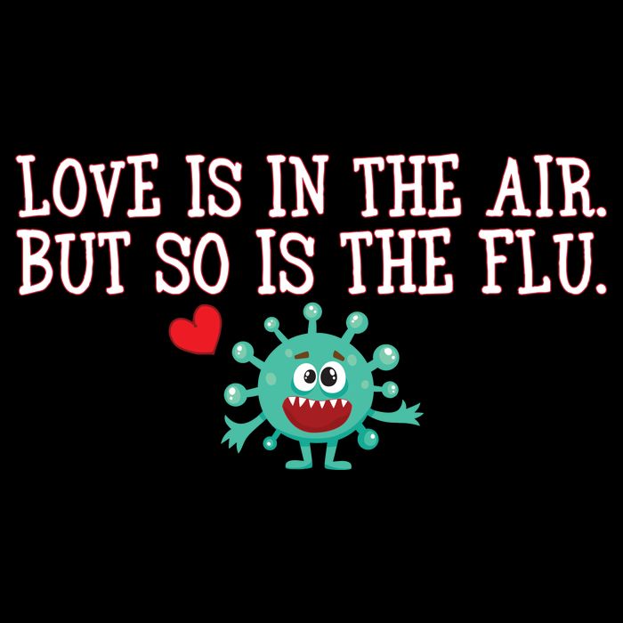 Love Is In The Air But So is the Flu Wool Snapback Cap