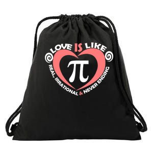 Love Is Like  PI Drawstring Bag