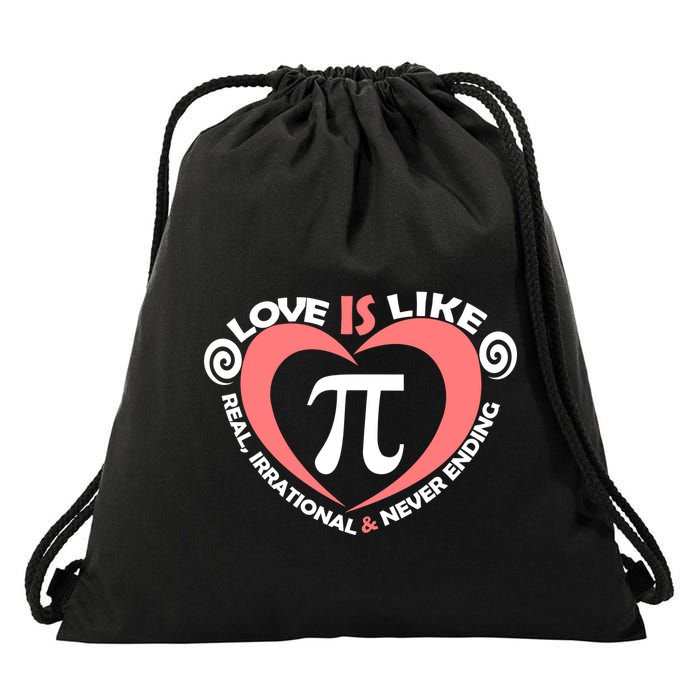 Love Is Like  PI Drawstring Bag