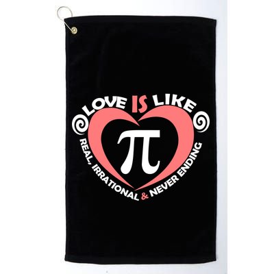 Love Is Like  PI Golf Towel