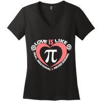 Love Is Like  PI Women's V-Neck T-Shirt