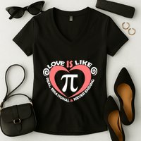 Love Is Like  PI Women's V-Neck T-Shirt