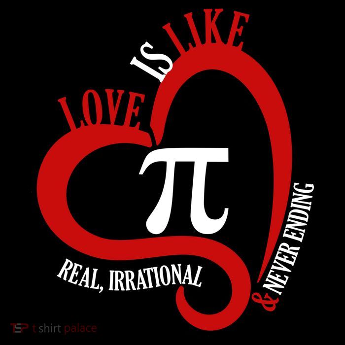 Love Is Like Pi Real Irrational Never Ending City Backpack