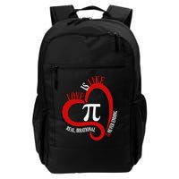 Love Is Like Pi Real Irrational Never Ending Backpack