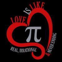 Love Is Like Pi Real Irrational Never Ending 16oz Travel Tumbler
