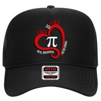 Love Is Like Pi Real Irrational Never Ending Trucker Hat