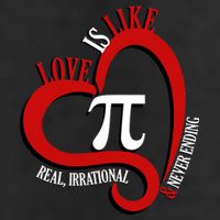 Love Is Like Pi Real Irrational Never Ending Trucker Hat