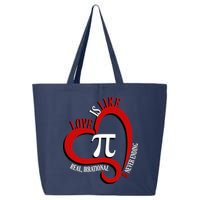 Love Is Like Pi Real Irrational Never Ending 25L Jumbo Tote