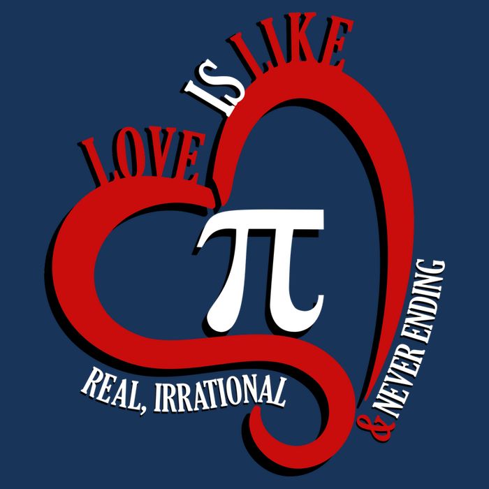 Love Is Like Pi Real Irrational Never Ending Baby Bodysuit