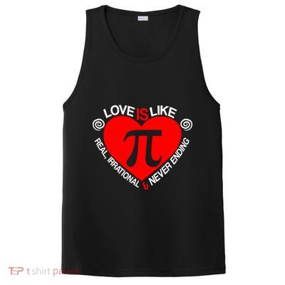 Love Is Like Pi Valentines PosiCharge Competitor Tank