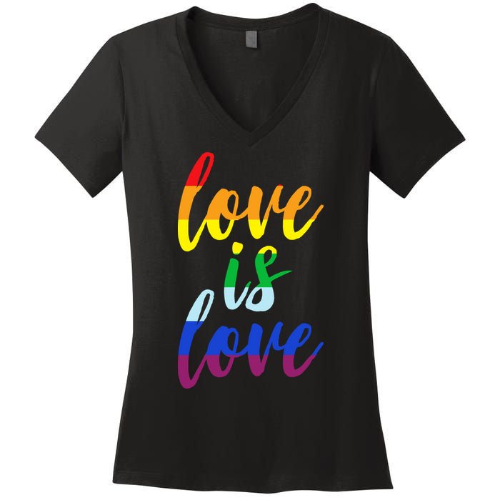 Love Is Love Women's V-Neck T-Shirt