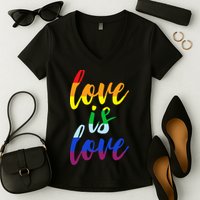 Love Is Love Women's V-Neck T-Shirt