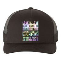 Love Is Love Black Lives Matter Yupoong Adult 5-Panel Trucker Hat