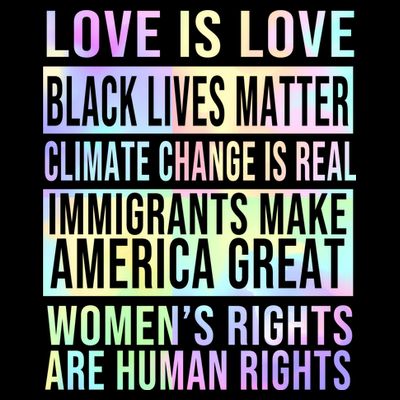 Love Is Love Black Lives Matter T-Shirt