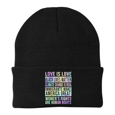 Love Is Love Black Lives Matter Beanie