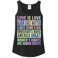 Love Is Love Black Lives Matter Ladies Essential Tank