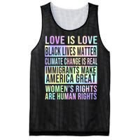 Love Is Love Black Lives Matter Mesh Reversible Basketball Jersey Tank