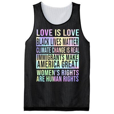 Love Is Love Black Lives Matter Mesh Reversible Basketball Jersey Tank