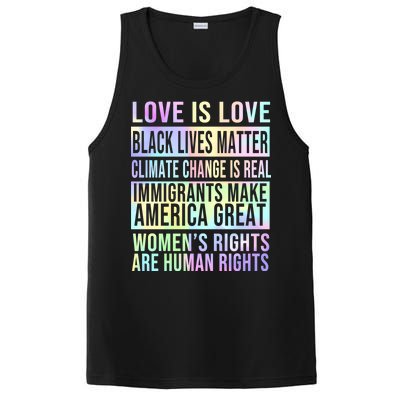 Love Is Love Black Lives Matter PosiCharge Competitor Tank