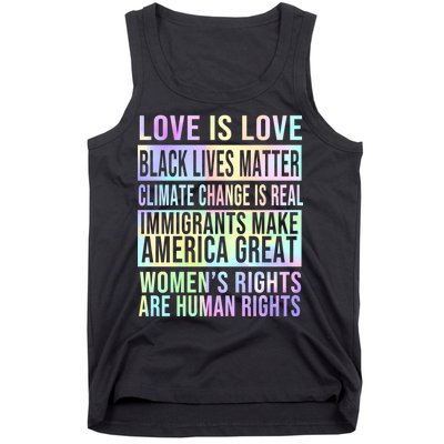 Love Is Love Black Lives Matter Tank Top