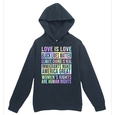 Love Is Love Black Lives Matter Urban Pullover Hoodie