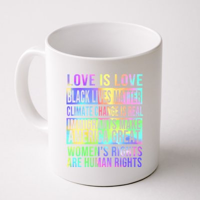 Love Is Love Black Lives Matter Coffee Mug