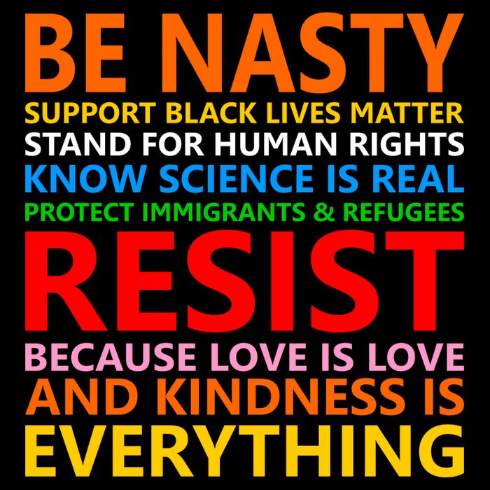 Love Is Love Kindness Is Everything Be Nasty Resist Protest Wool Snapback Cap