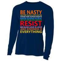 Love Is Love Kindness Is Everything Be Nasty Resist Protest Cooling Performance Long Sleeve Crew