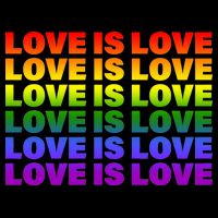 Love Is Love LGBTQ Rainbow Wool Snapback Cap