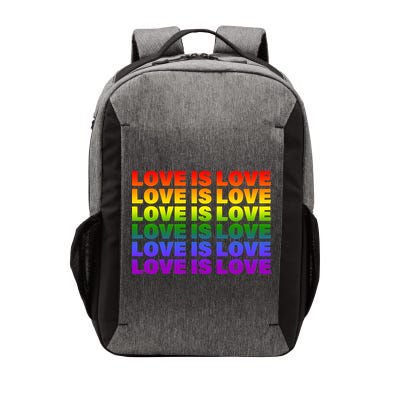 Love Is Love LGBTQ Rainbow Vector Backpack