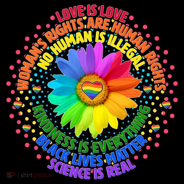 Love Is Love Rainbow Flower Unity 16 in Basic Backpack
