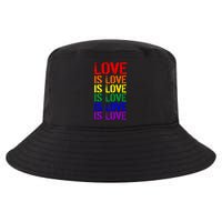 Love Is Love Rainbow Colors Cool Comfort Performance Bucket Hat