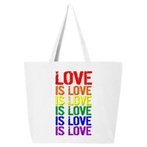 Love Is Love Rainbow Colors 25L Jumbo Tote