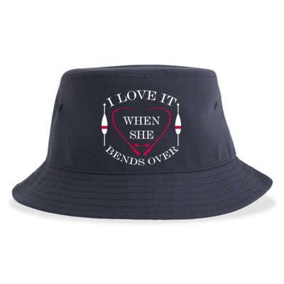 Love It When She Bends Over Funny Fishing Sustainable Bucket Hat