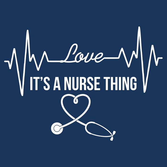 Love It's A Nurse Thing Stethoscop Heartbeat Heart Long Sleeve Shirt
