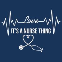 Love It's A Nurse Thing Stethoscop Heartbeat Heart 16 in Basic Backpack