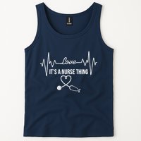 Love It's A Nurse Thing Stethoscop Heartbeat Heart Tank Top