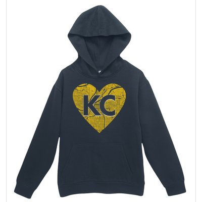 Love Kansas City Football Fan City Map Urban Pullover Hoodie