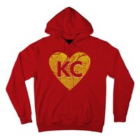 Love Kansas City Football Fan City Map Hoodie