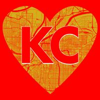 Love Kansas City Football Fan City Map Button