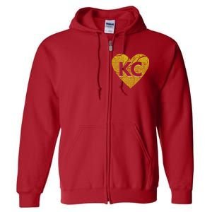 Love Kansas City Football Fan City Map Full Zip Hoodie